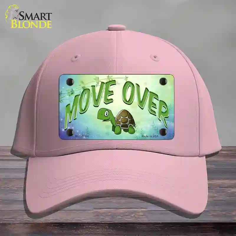 HAT05-MLP-11565 Move Over Novelty License Plate Hat, Cotton - Pink