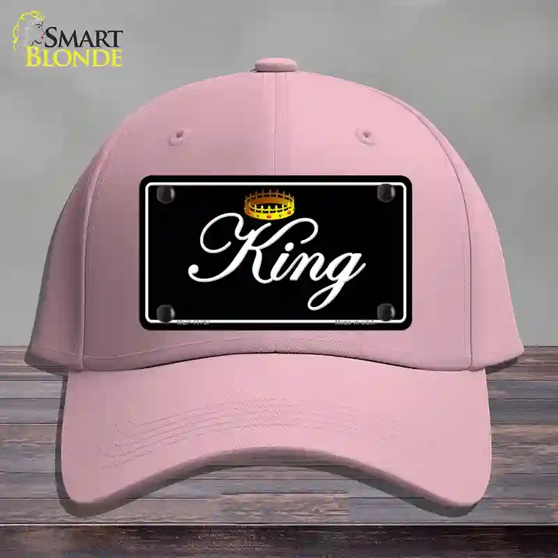 HAT05-MLP-11767 King Novelty License Plate Hat, Cotton - Pink