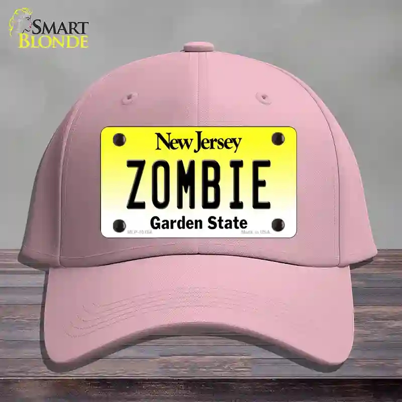 HAT05-MLP-10164 Zombie   Jersey Novelty License Plate Hat, Cotton - Pink