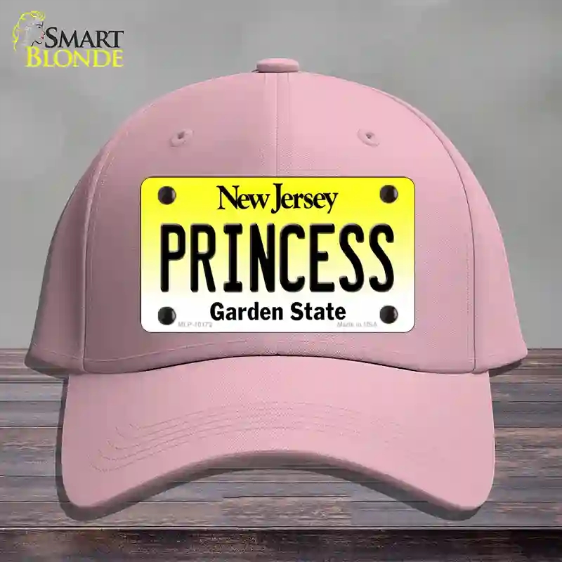 HAT05-MLP-10172 Princess   Jersey Novelty License Plate Hat, Cotton - Pink