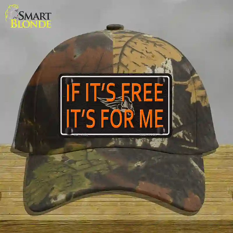 HAT06-MLP-11660 If It is Free It is for Me Novelty License Plate Hat, Cotton - Camoflauge