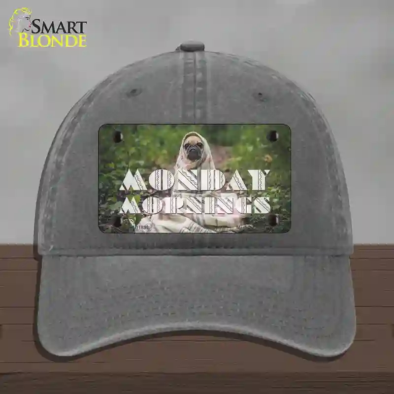 HAT08-MLP-11898 Monday Mornings Novelty License Plate Hat, Unconstructed Cotton - Charcoal