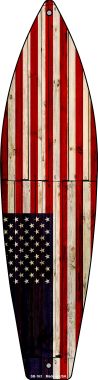 SB-163 American Flag Novelty Surfboard Sign