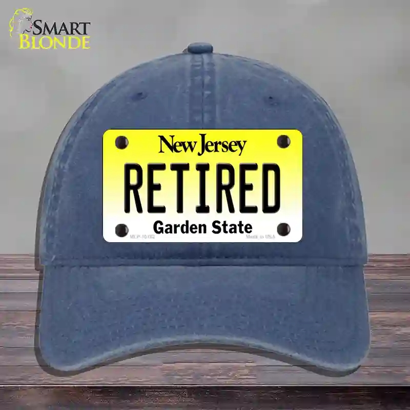 HAT11-MLP-10162 Retired   Jersey Novelty License Plate Hat, Unconstructed Cotton - Navy