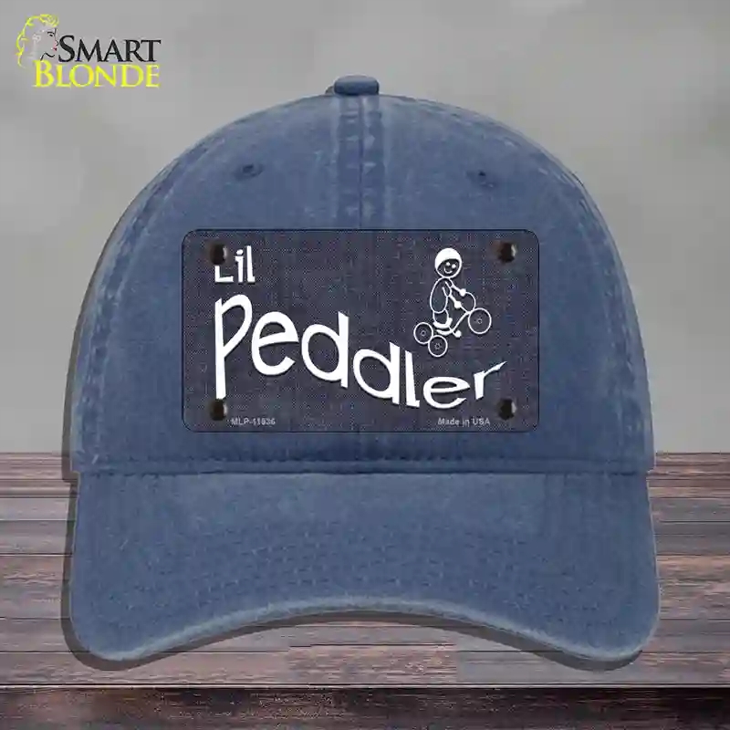 HAT11-MLP-11536 Lil Peddler Novelty License Plate Hat, Unconstructed Cotton - Navy