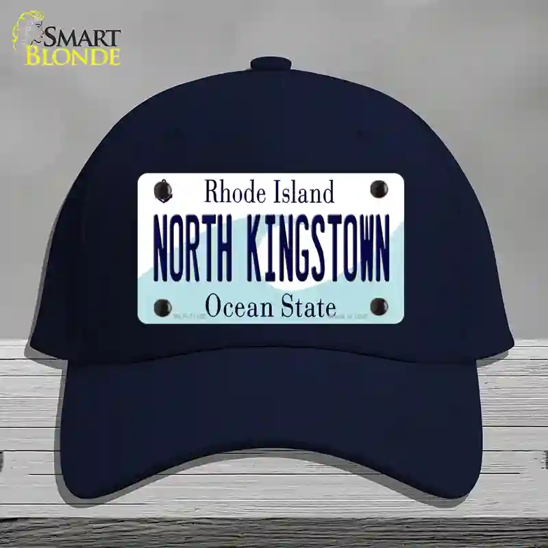 HAT20-MLP-11192 North Kingstown Rhode Island State Novelty License Plate Hat, Cotton - Navy