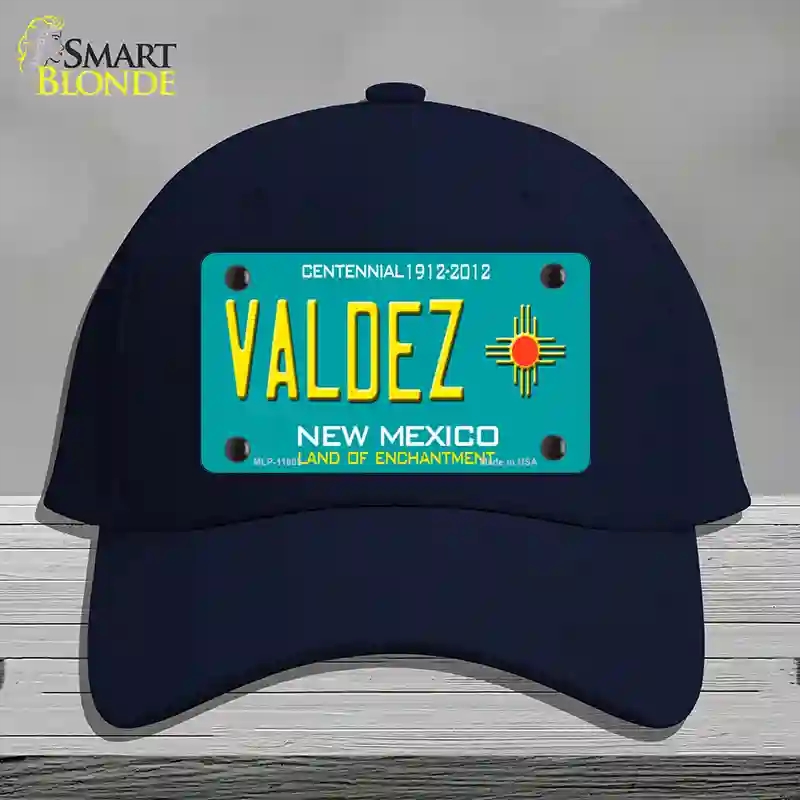 HAT20-MLP-11803 Valdez   Mexico Novelty License Plate Hat, Cotton - Navy