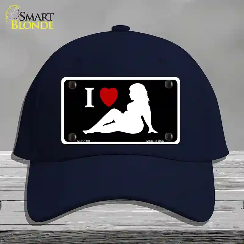 HAT20-MLP-1184 Full Figured Women Novelty License Plate Hat, Cotton - Navy