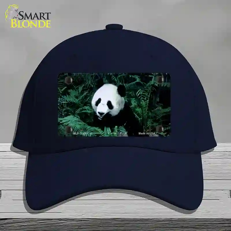 HAT20-MLP-1187 Panda Bear Novelty License Plate Hat, Cotton - Navy
