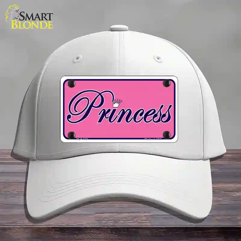 HAT21-MLP-049 Pink Princess Tiara Novelty License Plate Hat, Cotton - White