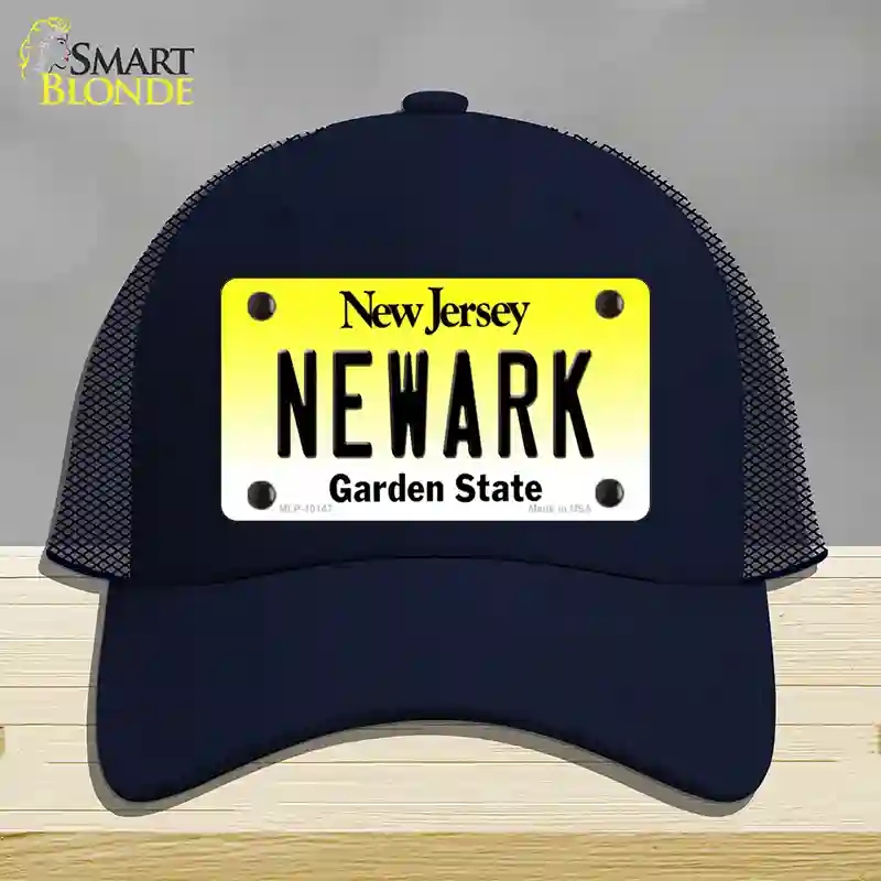 HAT16-MLP-10147  ark   Jersey Novelty License Plate Hat, Mesh - Navy