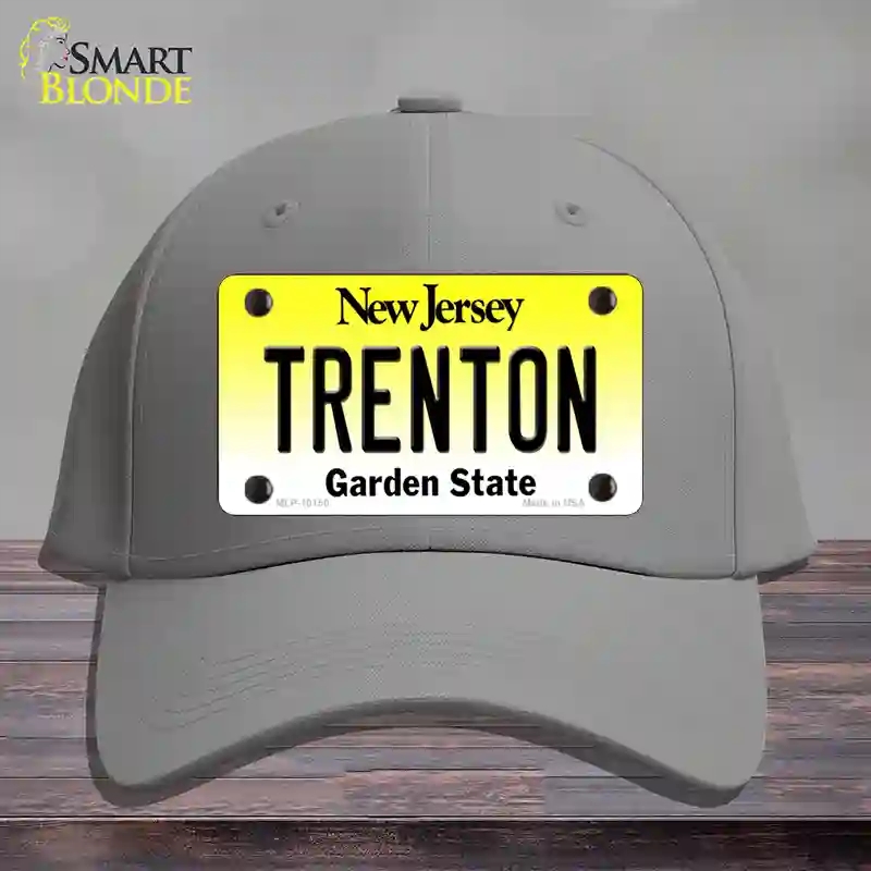 HAT23-MLP-10150 Trenton   Jersey Novelty License Plate Hat, Cotton - Gray