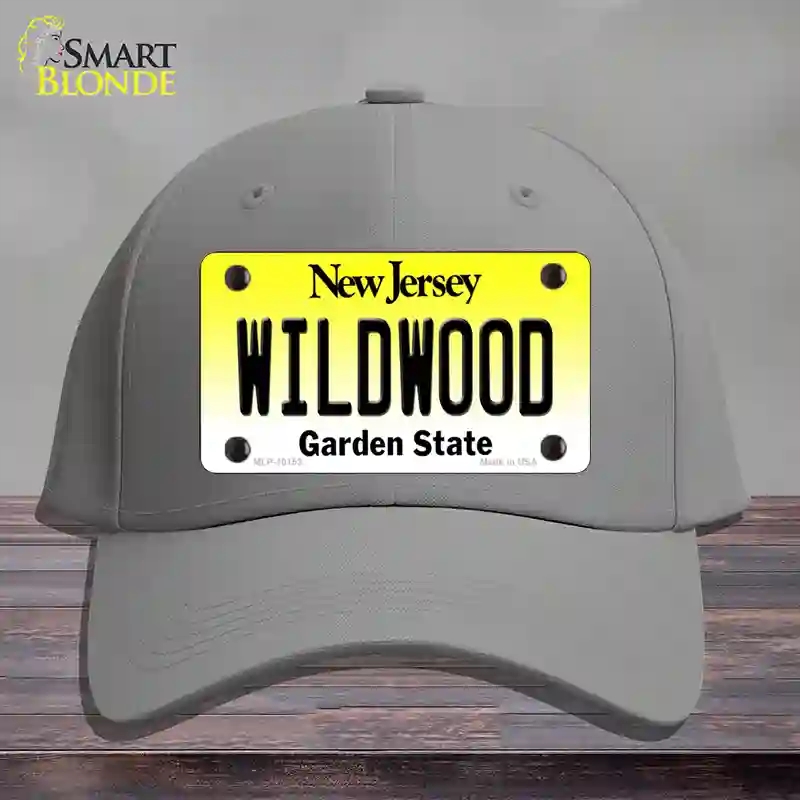 HAT23-MLP-10153 Wildwood   Jersey Novelty License Plate Hat, Cotton - Gray