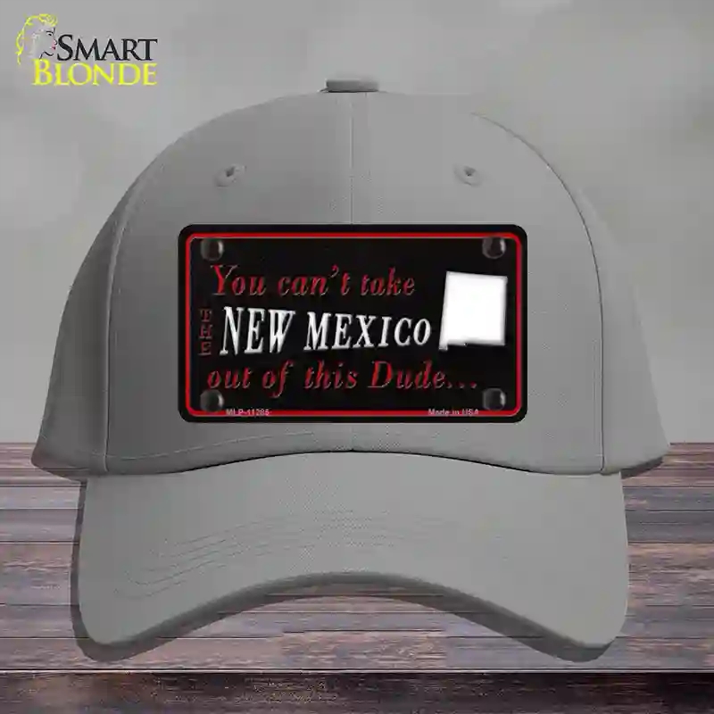 HAT23-MLP-11285   Mexico Dude Novelty License Plate Hat, Cotton - Gray