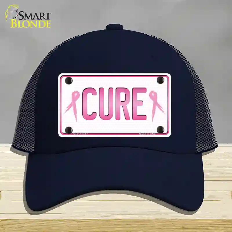 HAT16-MLP-10747 Cure Novelty License Plate Hat Sign, Mesh - Navy