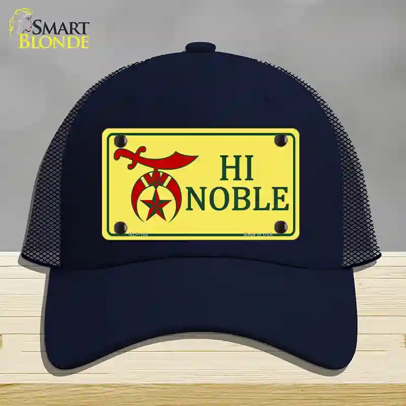 HAT16-MLP-108 High Noble Novelty License Plate Hat, Mesh - Navy