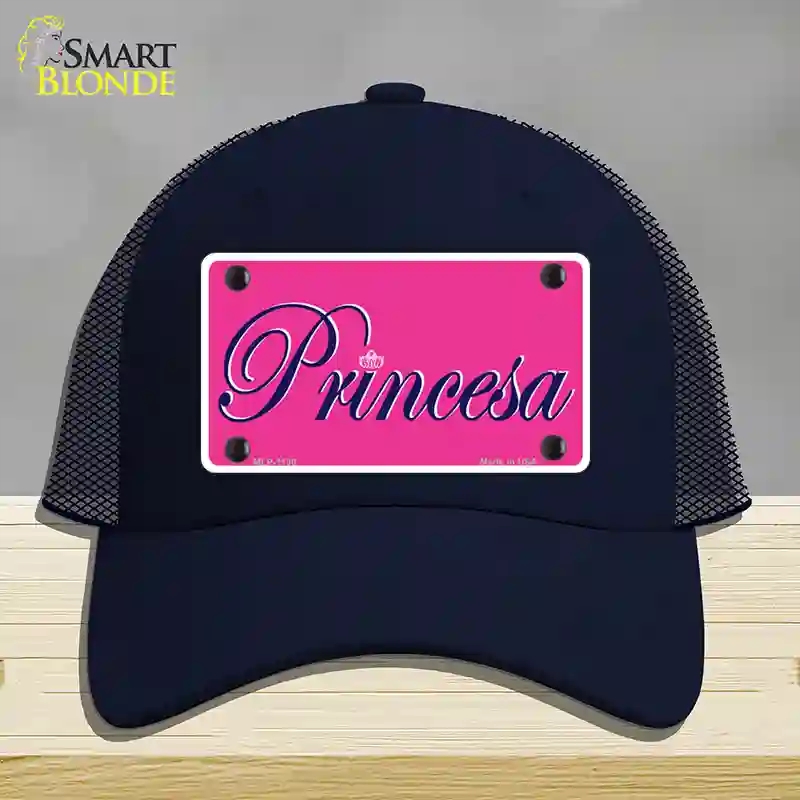 HAT16-MLP-1130 Princesa Novelty License Plate Hat, Mesh - Navy