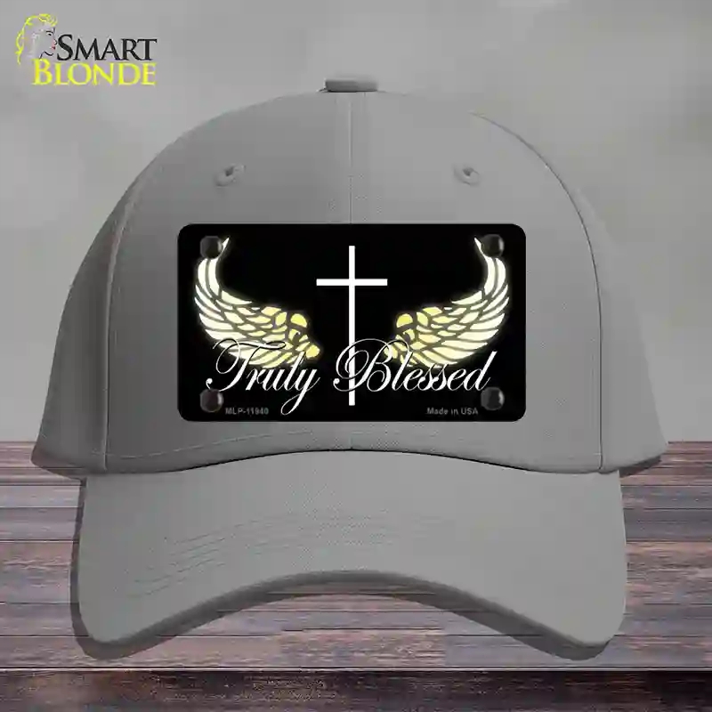 HAT23-MLP-11940 Truly Blessed Novelty License Plate Hat, Cotton - Gray