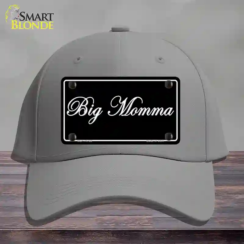 HAT23-MLP-11702 Big Momma Novelty License Plate Hat, Cotton - Gray