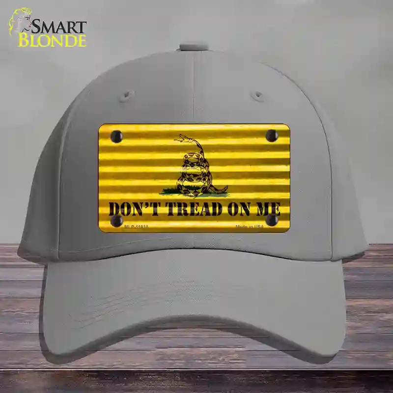 HAT23-MLP-11810 Dont Tread on Me Novelty License Plate Hat, Cotton - Gray