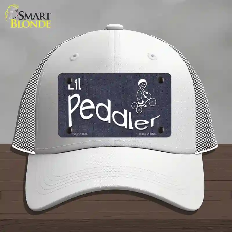 HAT19-MLP-11536 Lil Peddler Novelty License Plate Hat, Mesh - White