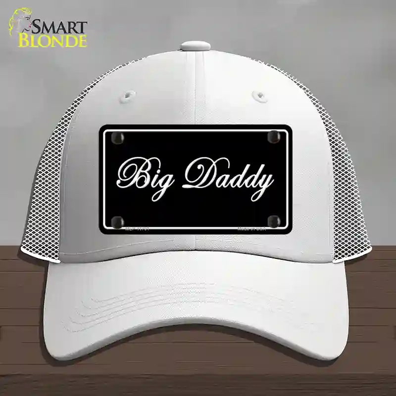 HAT19-MLP-11701 Big Daddy Novelty License Plate Hat, Mesh - White