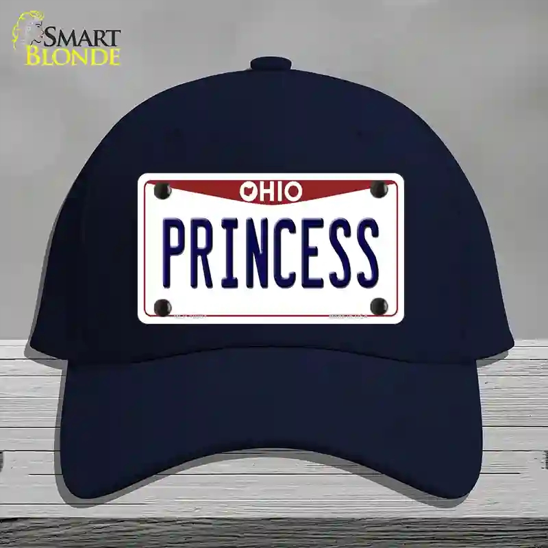HAT20-MLP-10091 Princess Ohio Novelty License Plate Hat, Cotton - Navy