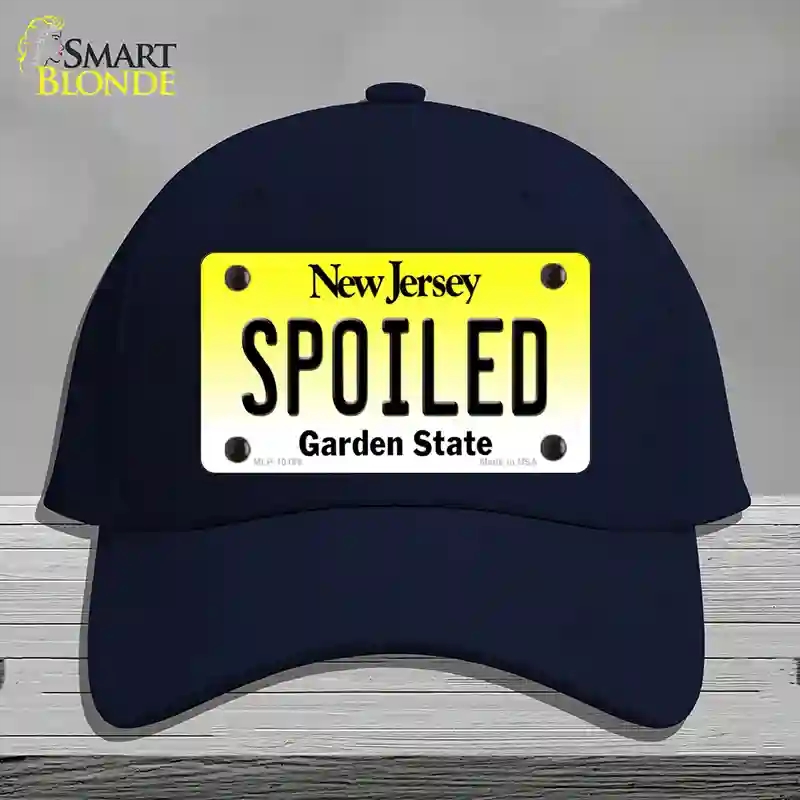 HAT20-MLP-10165 Spoiled   Jersey Novelty License Plate Hat, Cotton - Navy