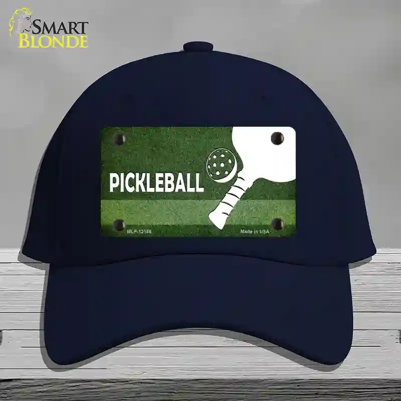 HAT20-MLP-12186 Pickleball Novelty License Plate Hat, Cotton - Navy
