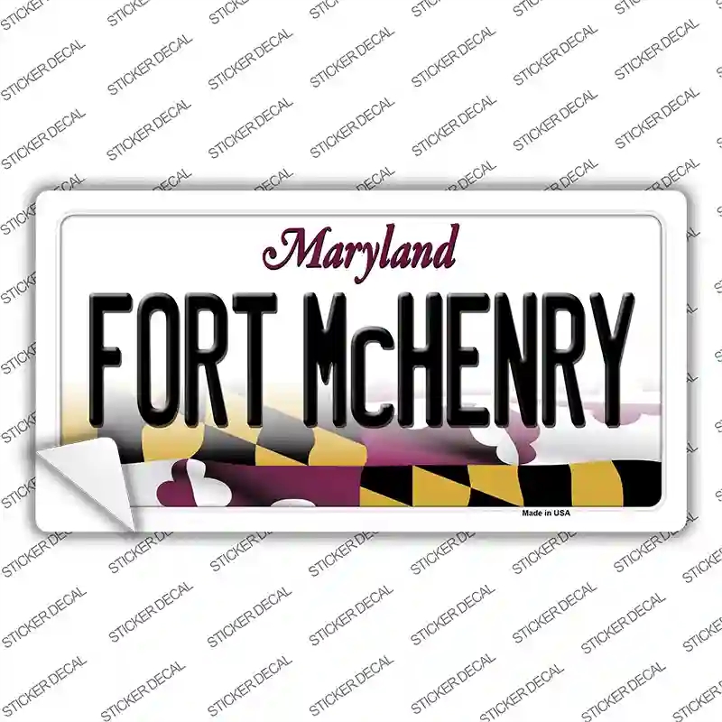 LP-10509s-S Fort McHenry Maryland Novelty Sticker Decal, Small