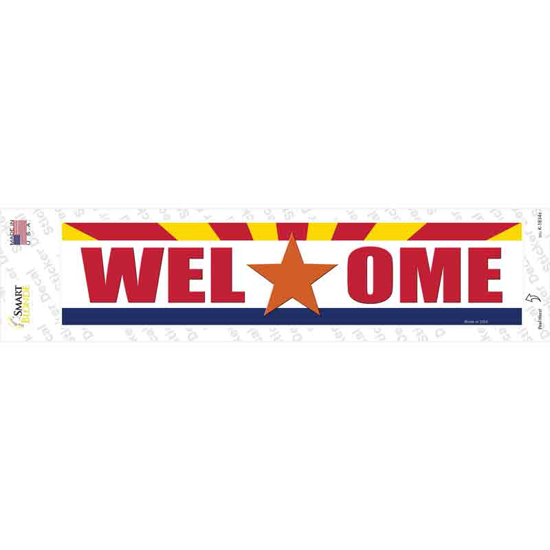 K-1834s-M Welcome Arizona Novelty Narrow Sticker Decal, Medium