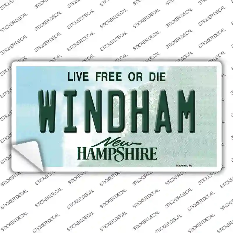 LP-11148s-XL Windham   Hampshire State Novelty Sticker Decal, Extra Large