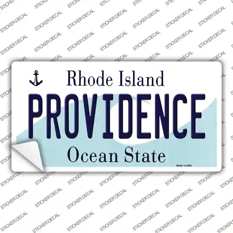LP-11182s-S Providence Rhode Island State Novelty Sticker Decal, Small