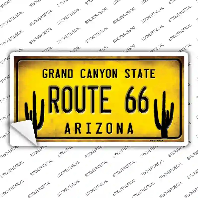 LP-12309s-XL Arizona Route 66 Novelty Sticker Decal, Extra Large