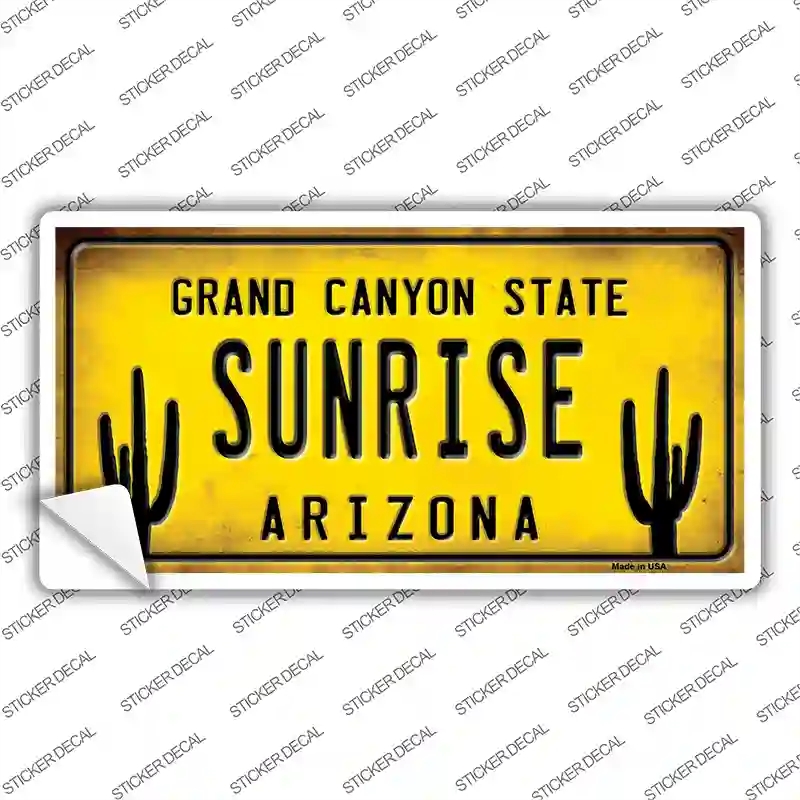 LP-12319s-L Arizona Sunrise Novelty Sticker Decal, Large