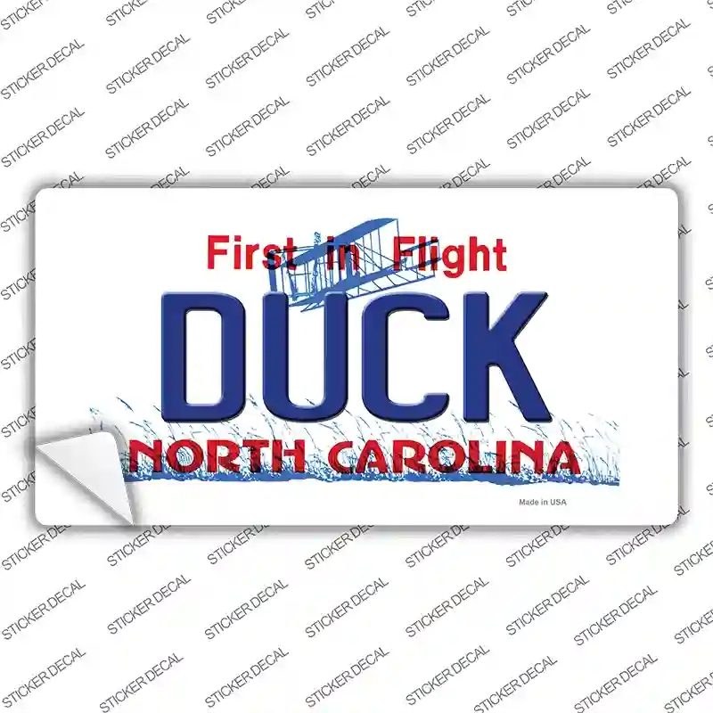 LP-12086s-S Duck North Carolina State Novelty Sticker Decal, Small