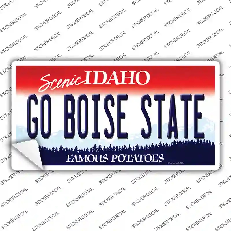 LP-12735s-XL Go Boise State Novelty Sticker Decal, Extra Large