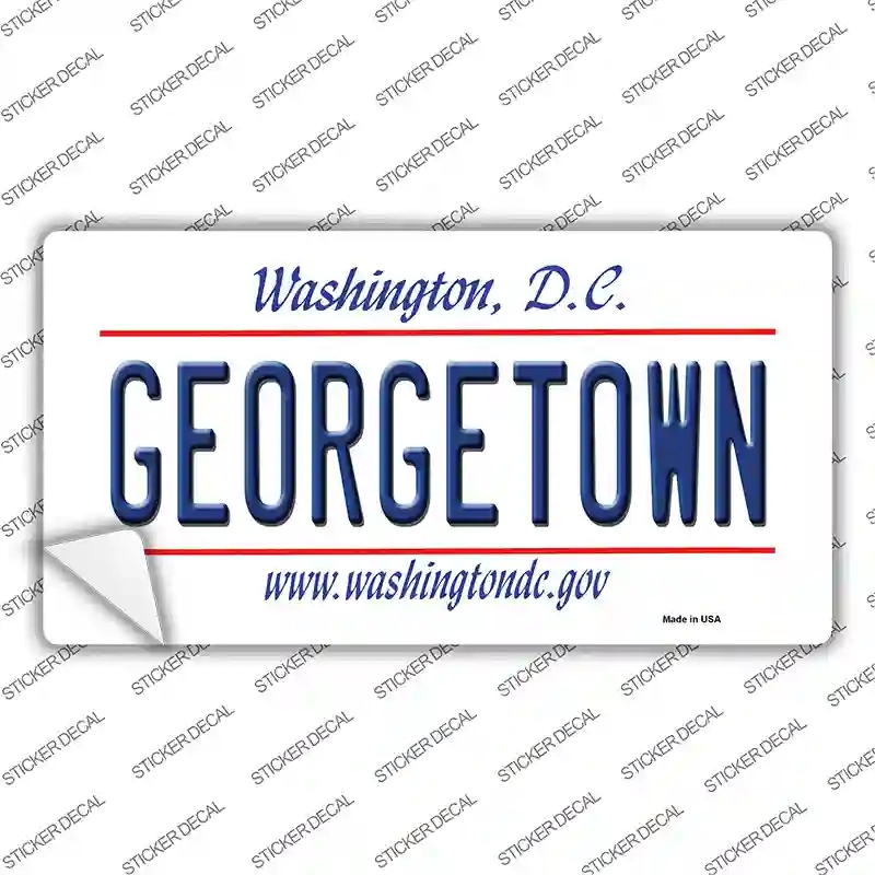 LP-13135s-S Georgetown Novelty Sticker Decal, Small