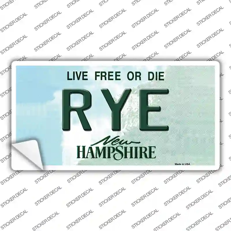 LP-12169s-S Rye   Hampshire Novelty Sticker Decal, Small