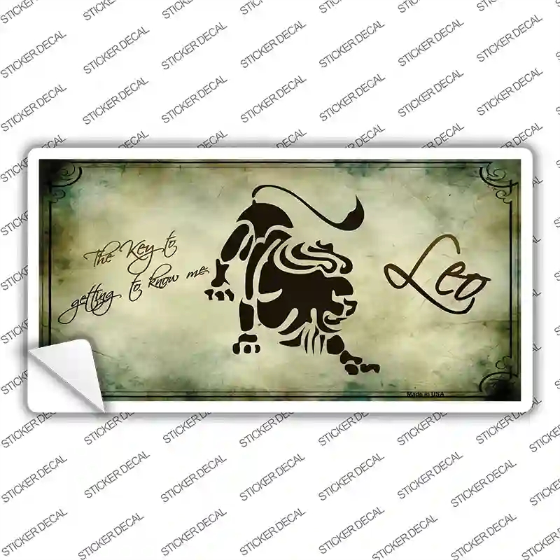 LP-1329s-XL Leo Zodiac Novelty Sticker Decal, Extra Large