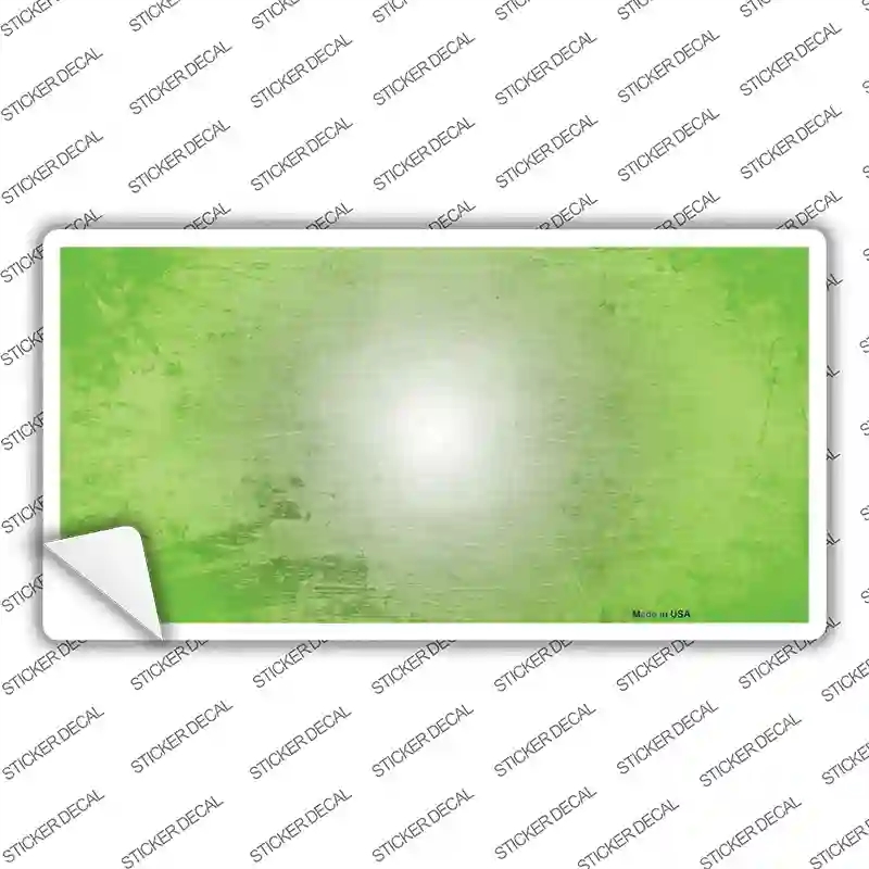 LP-3522s-S Light Green & White Fade Scratched Novelty Sticker Decal, Small
