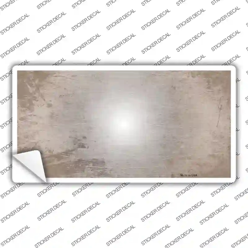 LP-3542s-S Tan & White Fade Scratched Novelty Sticker Decal, Small
