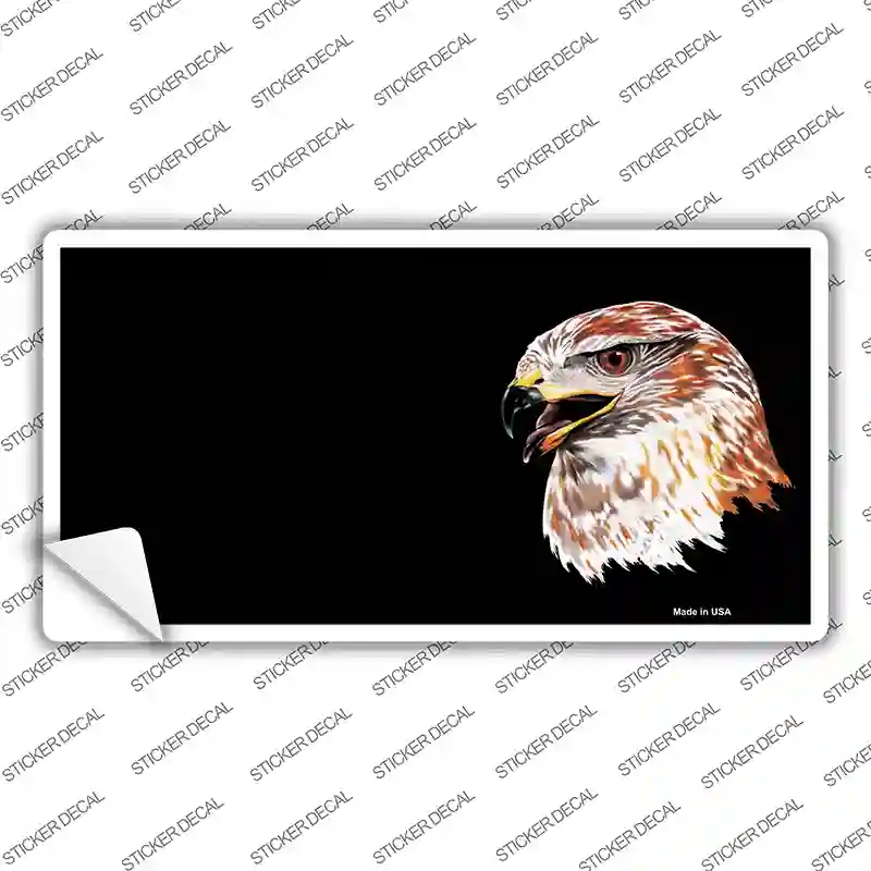 LP-3745s-S Falcon Offset Novelty Sticker Decal, Small