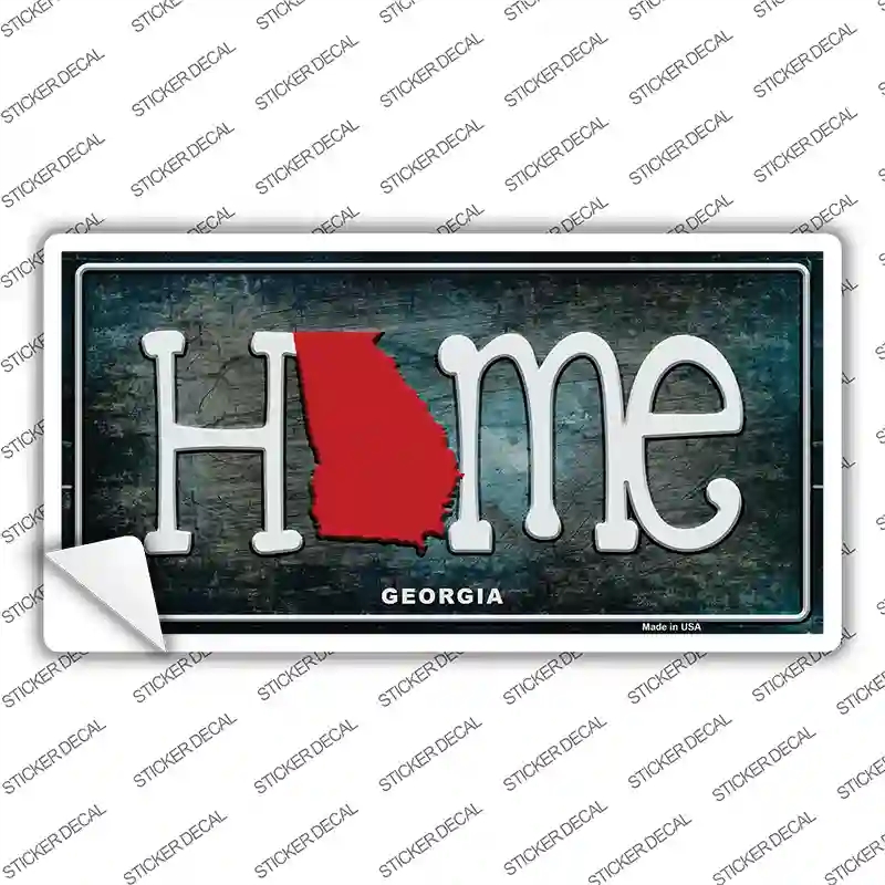 LP-12001s-S Georgia Home State Outline Novelty Sticker Decal, Small