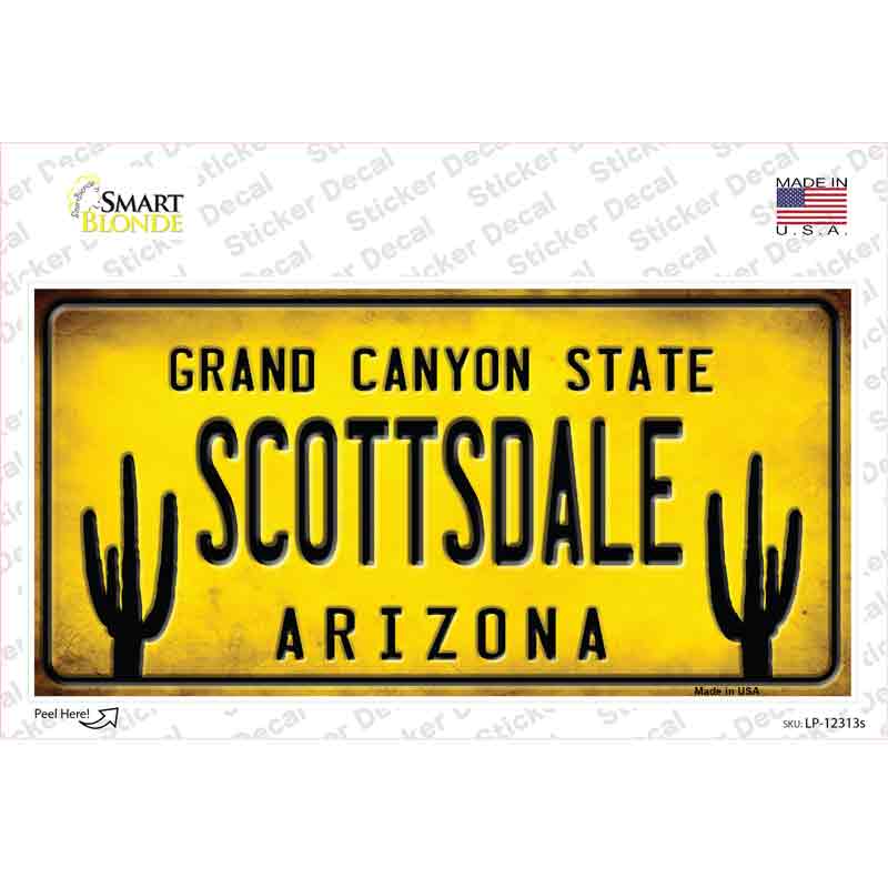 LP-12313s-M Arizona Scottsdale Novelty Sticker Decal, Medium
