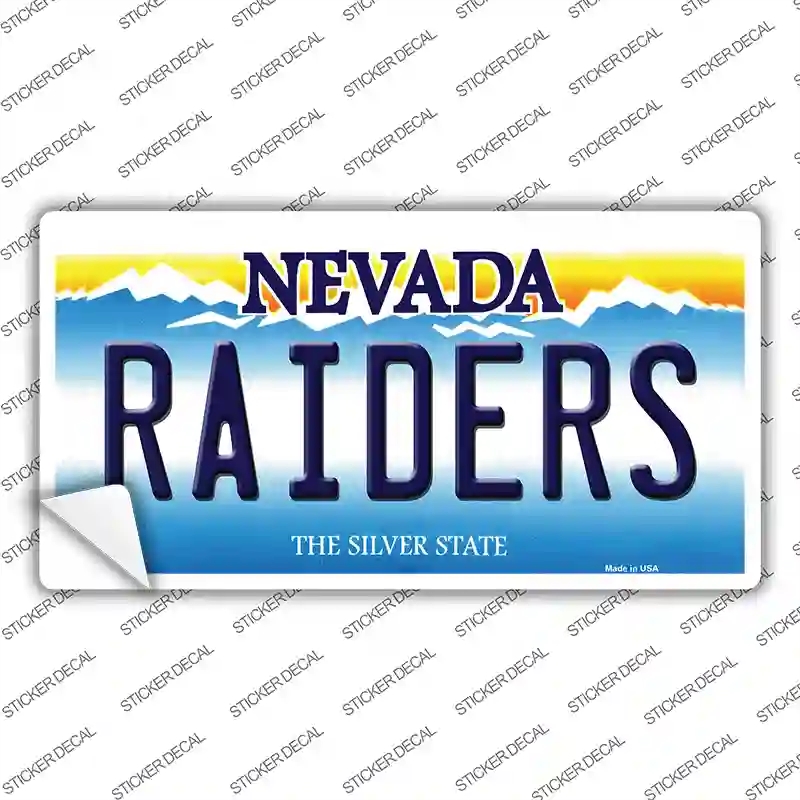 LP-13583s-S Raiders Nevada Novelty Sticker Decal, Small
