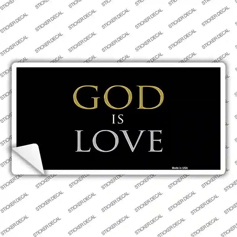 LP-11889s-S God is Love Novelty Sticker Decal, Small