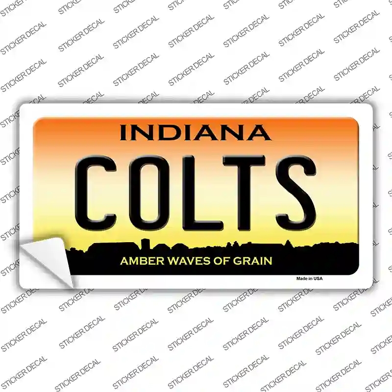 LP-11936s-L Indiana Colts Novelty Sticker Decal, Large