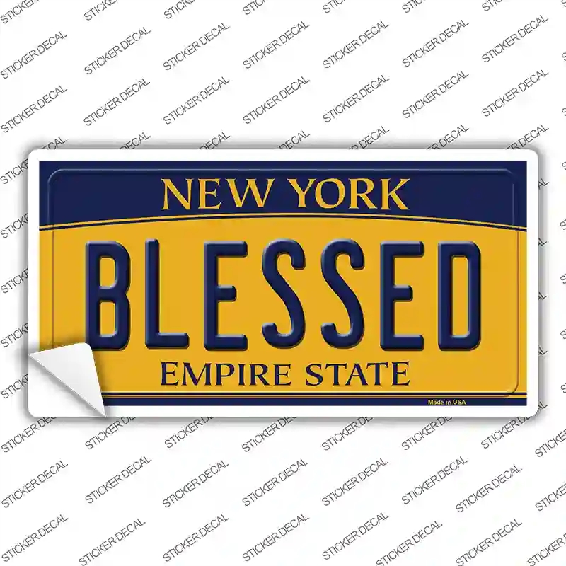 LP-8994s-L Blessed   York Novelty Sticker Decal, Large