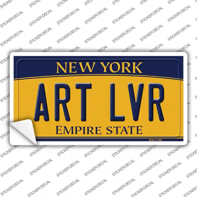 LP-8998s-XL Art Lvr   York Novelty Sticker Decal, Extra Large